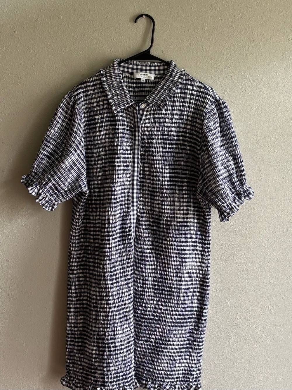 Jason Wu smock Gingham dress